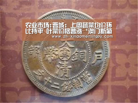 农业市场:晋城:上周蔬菜均价环比持平 叶菜价格普涨‘澳门新葡京游戏官网’(图2) 澳门新葡京游戏官网